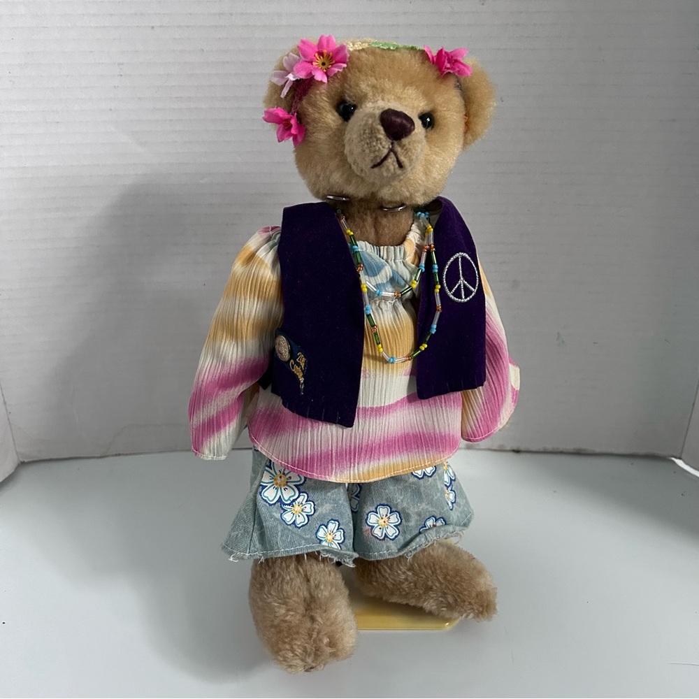 Vintage 1999 Brass Button Bears 12" Ivy 1960’s  20th Century Collectibles
